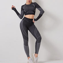 Load image into Gallery viewer, Women Seamless Fitness Set